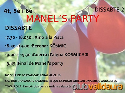 Manel's Party - Club Valldaura