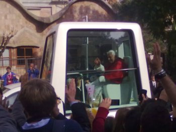 Benedicte XVI a Barcelona