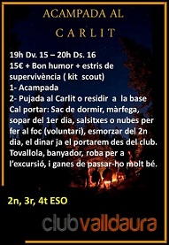 Acampada al Carlit - Club Valldaura